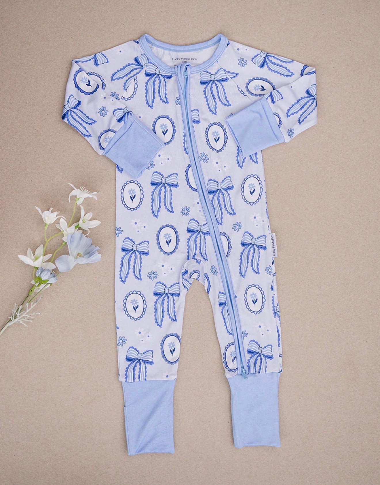 Bamboo Blue Bows